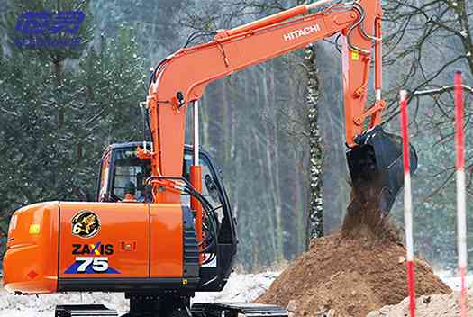 Hitachi mini hydraulic excavator ZX75-6A