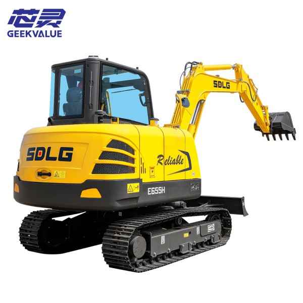 SDLG medium hydraulic excavator E655H 